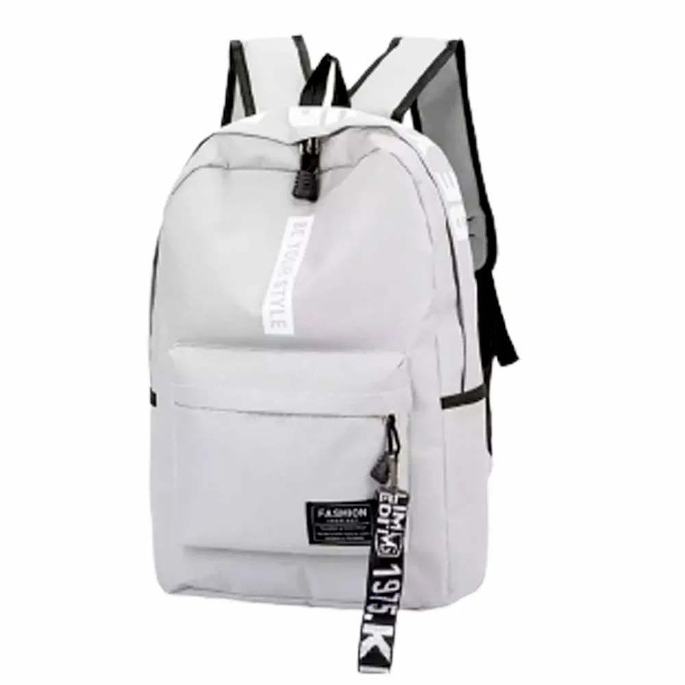 School Bag Oxford 41*30*13cm - Grey My Academia