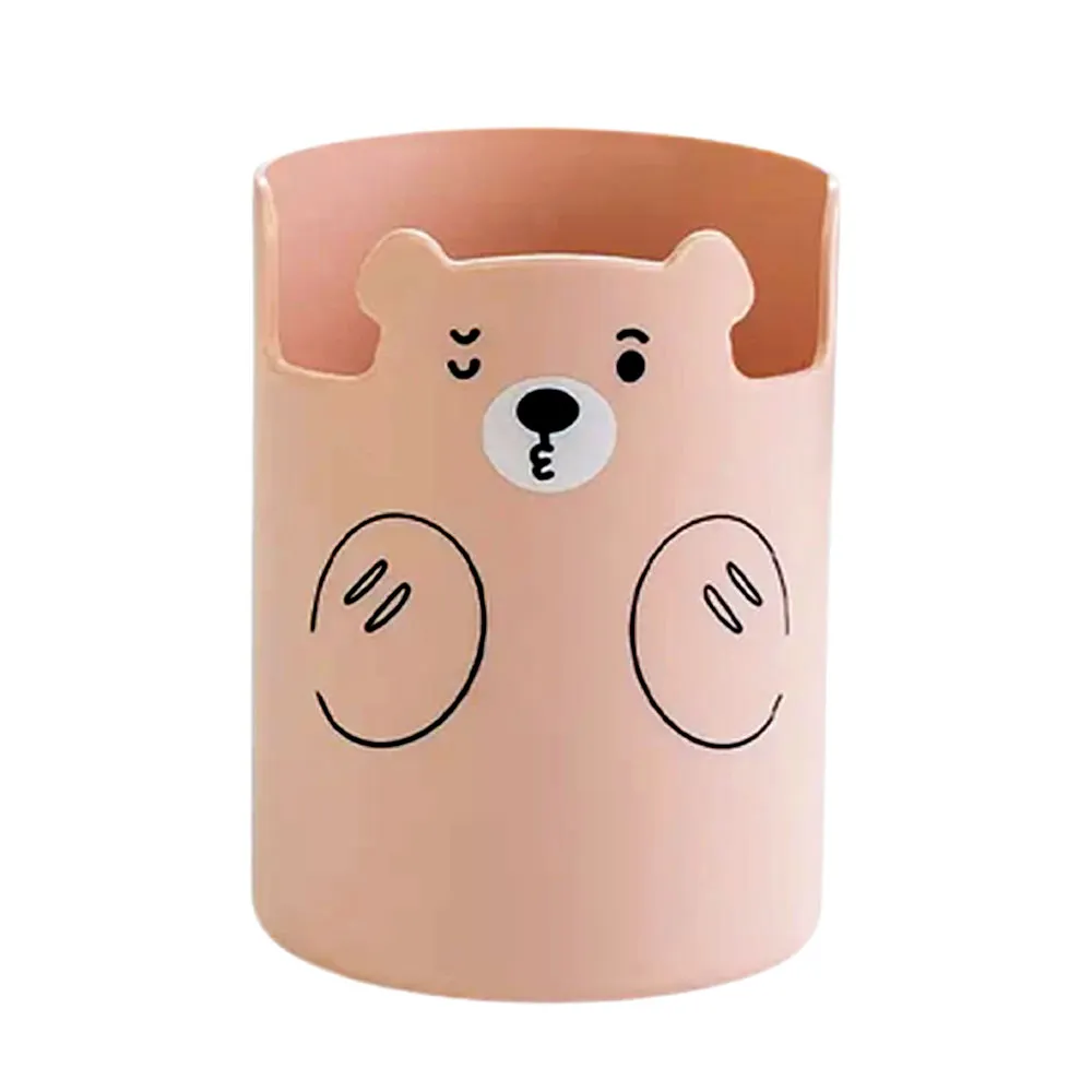 Pen Holder Ref 039 White, Blue, Pink Bear  MeliMelo