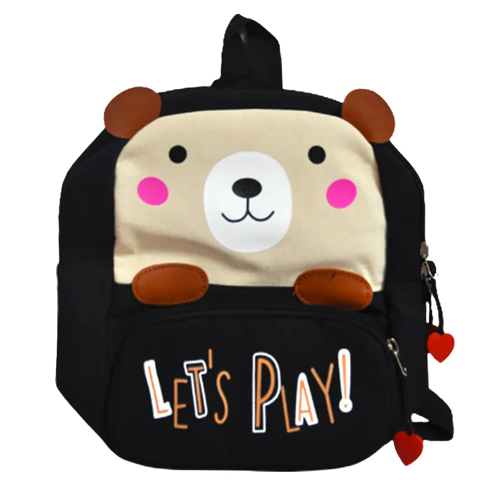 School Bag Polyester 22*29*9cm - Black Bear My Academia