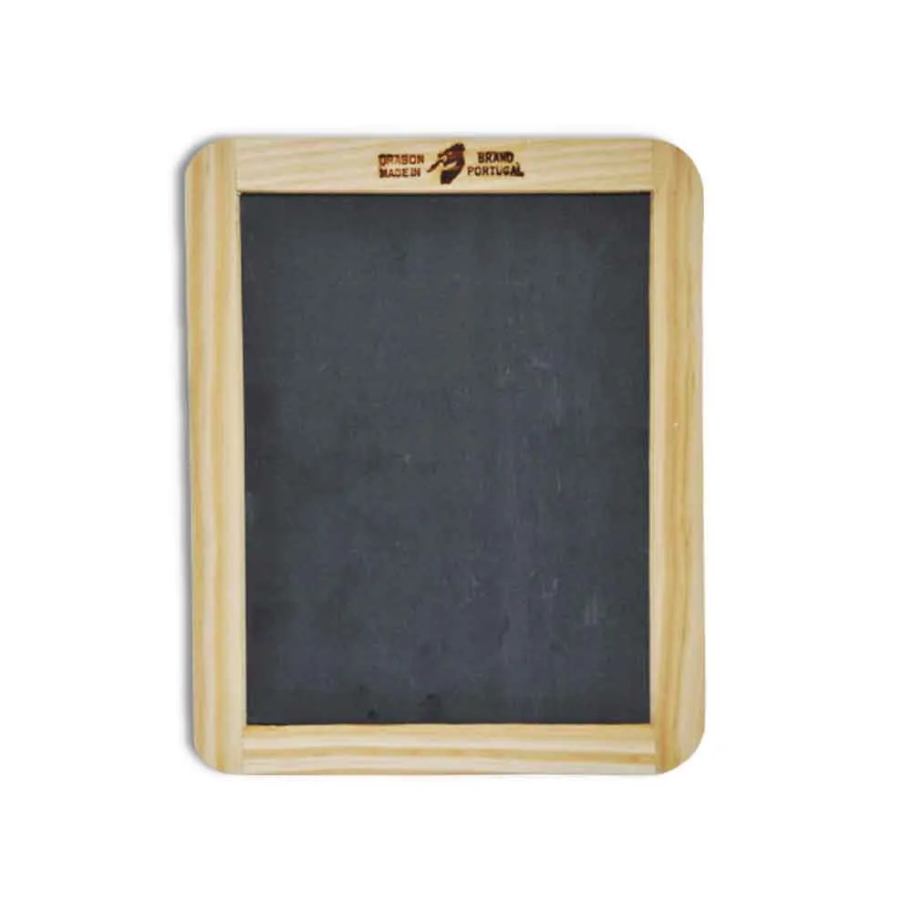Slates (Ardoise) L150xH200mm Black with Wooden Borders No Brand
