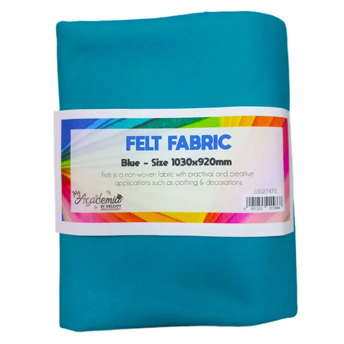 Felt Fabric Blue, 1030x920mm HW