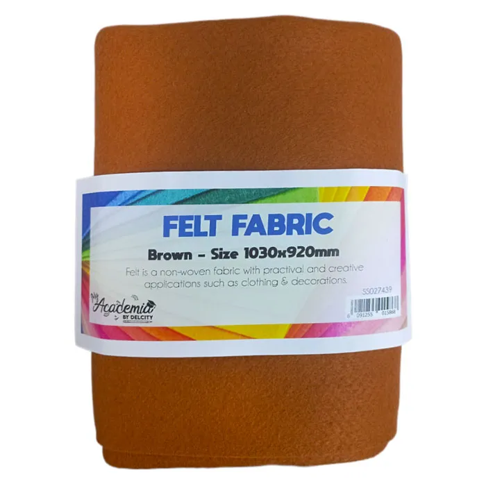 Felt Fabric Brown, 1030x920mm HW