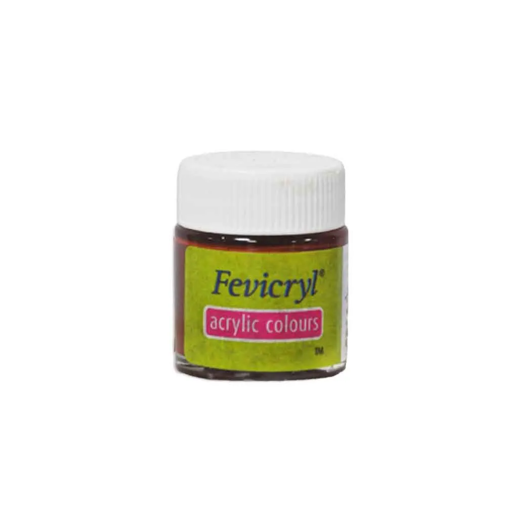 Acrylic Colours Ref FC-01 15 ml, Burnt Sienna Fevicryl