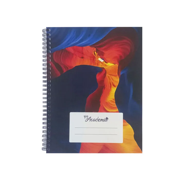 Spiral Notebook  B5, 120 Sheets Ruled, Cave My Academia 