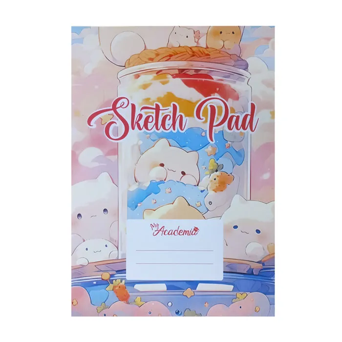 Sketch Pad  A4, 30 Sheets, Chibi Cat  MyAcademia 