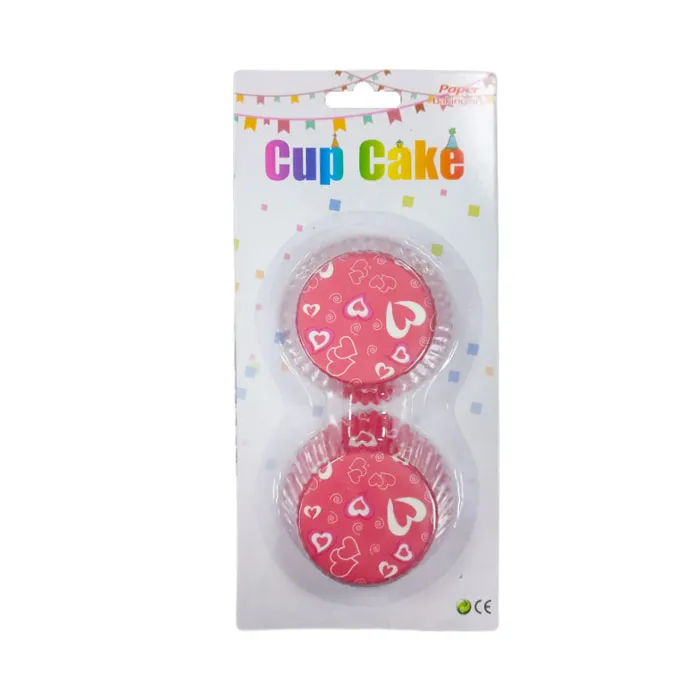 Paper Cake Cups Love Design,11cm [Pk:48] WTC