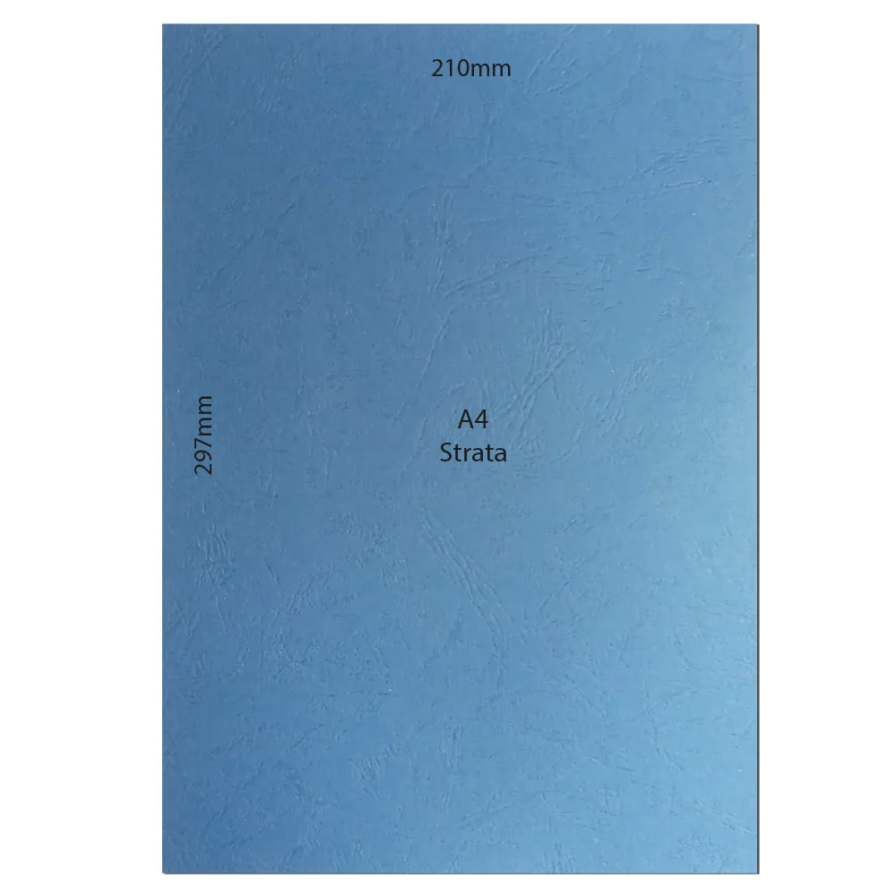 Strata Paper Ref C1 A4, Dark Blue, 210gsm [Pk 10] Notelita