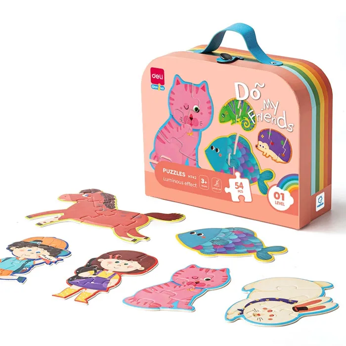 Puzzles Ref EH742 54 Pcs, Assorted Design Deli