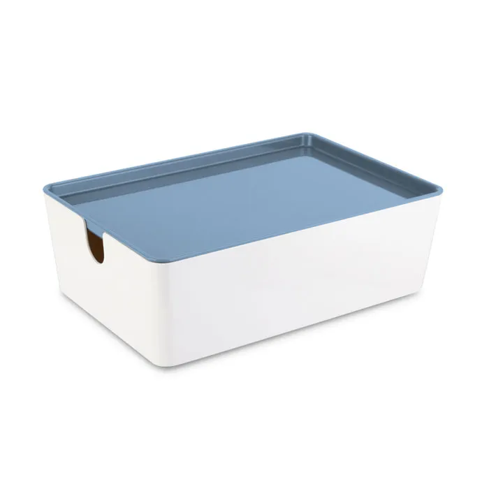 Storage Box Ref PJ203 S:175*129*85mm ,Blue Deli