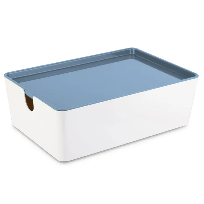 Storage Box Ref PJ204 S:260*176*86mm, Blue Deli