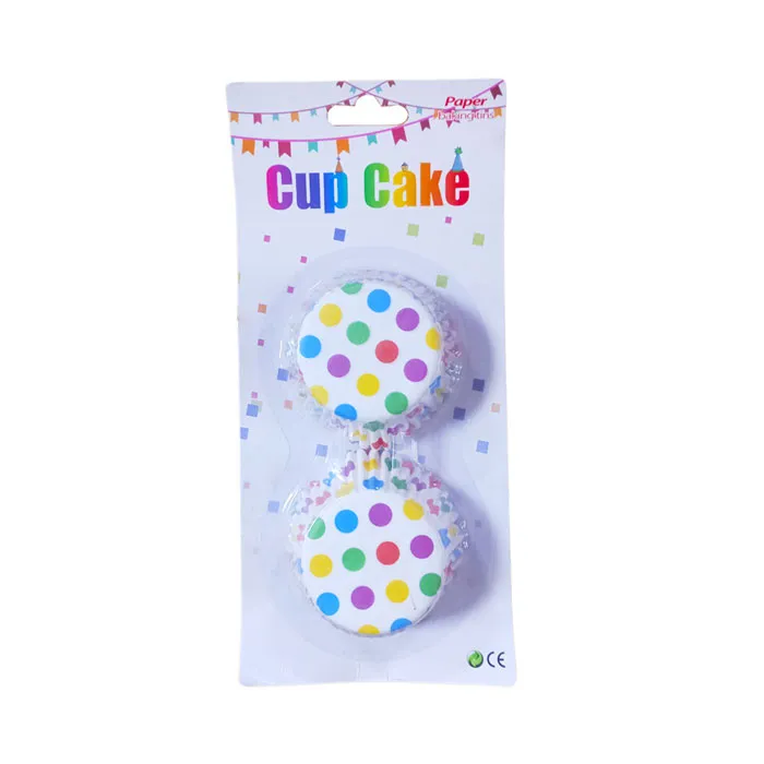 Paper Cake Cups Dots Design,11cm WTC