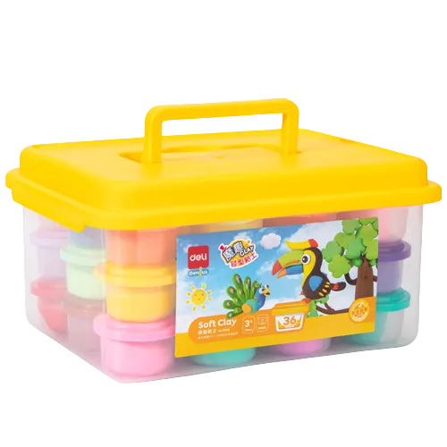 Soft Clay Ref 67849 36 colors, Yellow Deli 