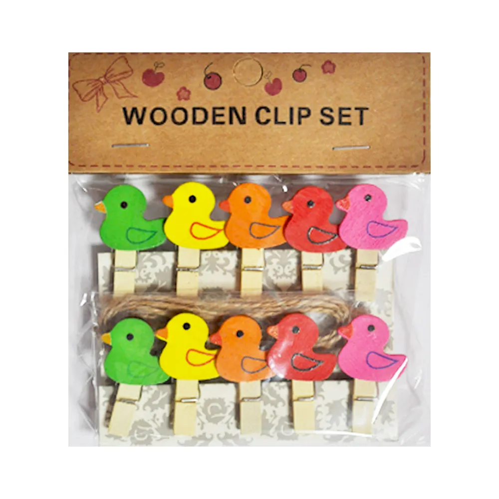 Wooden Clip Ref WW6772-145 Duck [Pk 10] FW