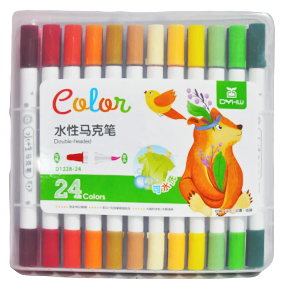 Art Marker Ref D1228-24 Twin Marker Brush PK24 MeliMelo