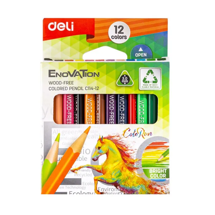 Colored Pencil Ref C114-12 12 Colors Deli