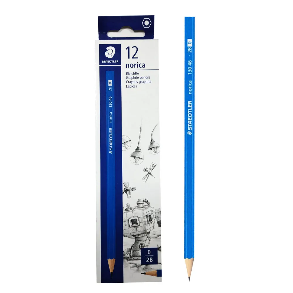 Wood Pencil Ref 130 46 2B Norica [Pk 12] Staedtler
