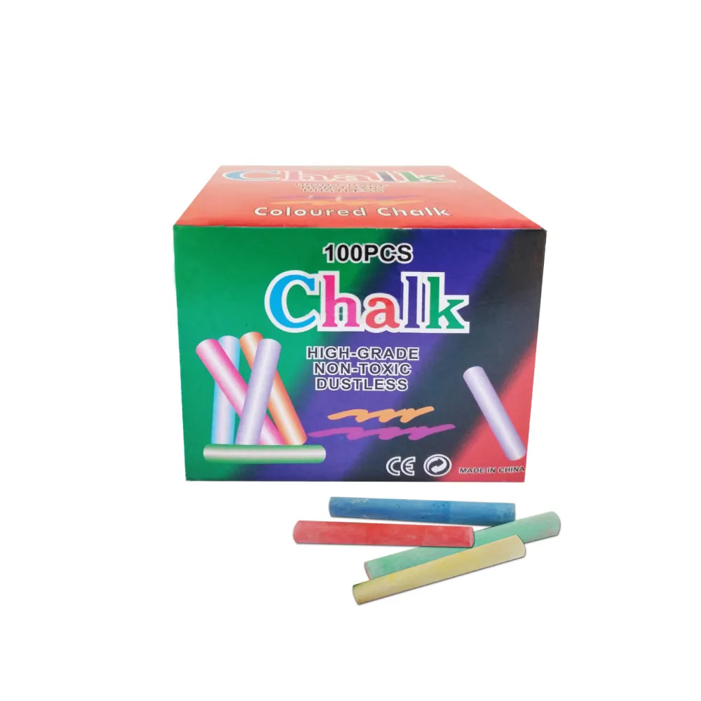 Chalk Colour L85mm [Pk 100] Jinghuabrand