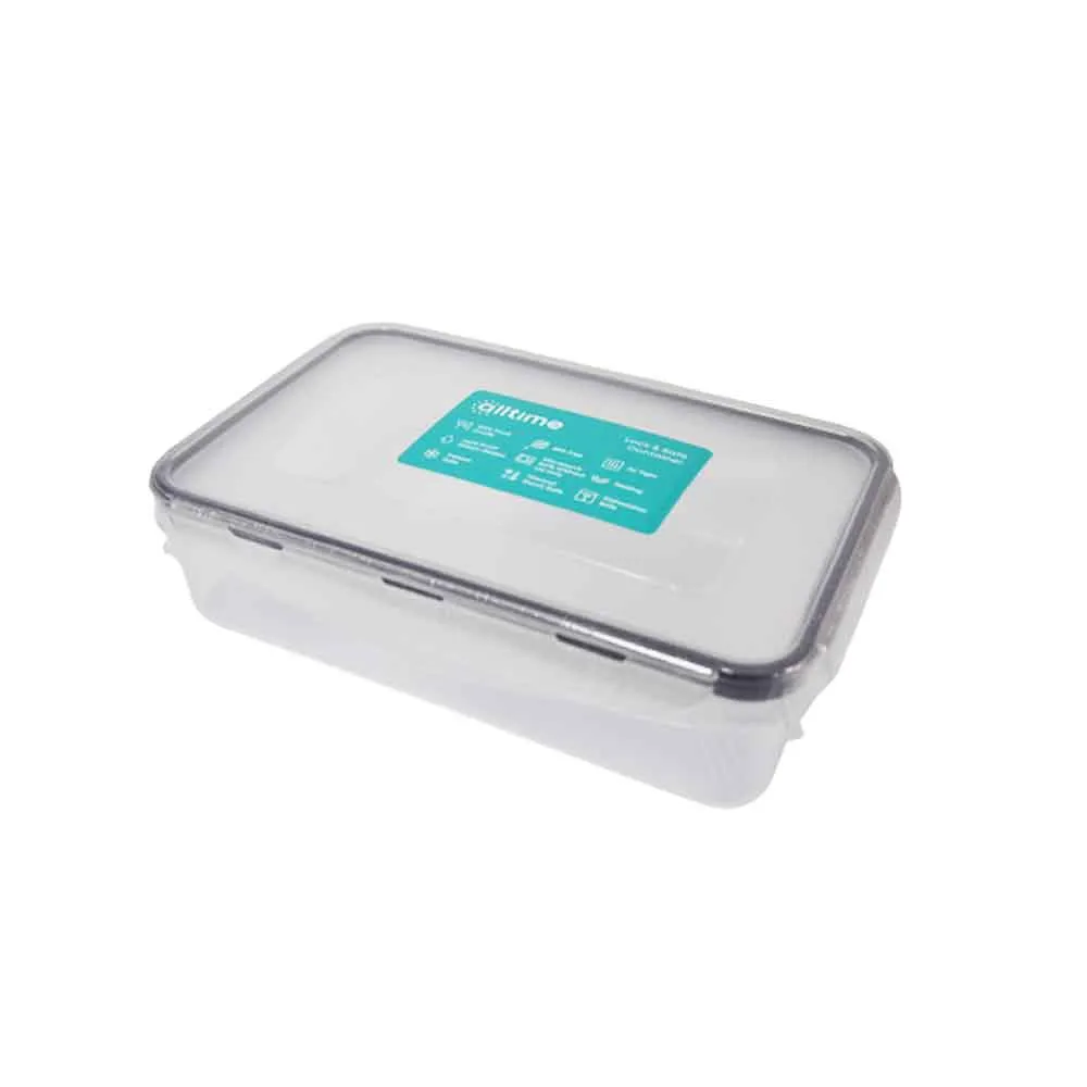 Container Ref AT1631 800ml, Rectangular Lock n Safe  All time