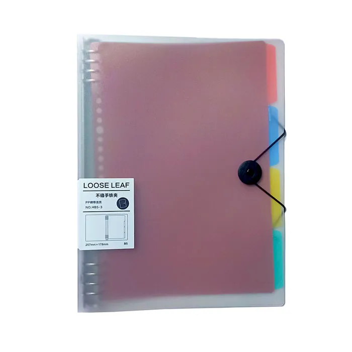 Loose Leaf Notebook Ref HB5-3 257*178mm, White Deli
