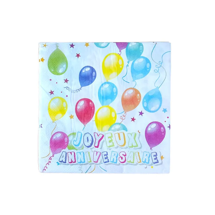 Napkins Ref EA93231 Happy Birthday [Pk 20] PS