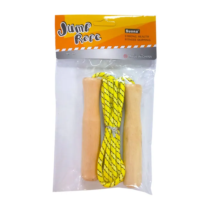 Jump Rope Ref A490-1A8P Wooden Handle FW
