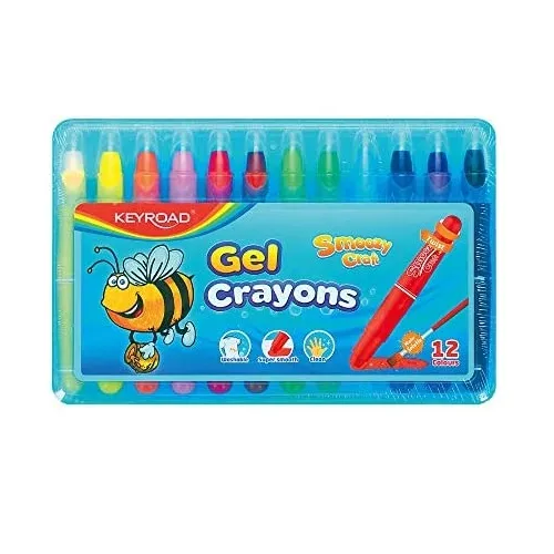 Gel Crayon Water Soluble Ref KR971773 12pcs KeyRoad