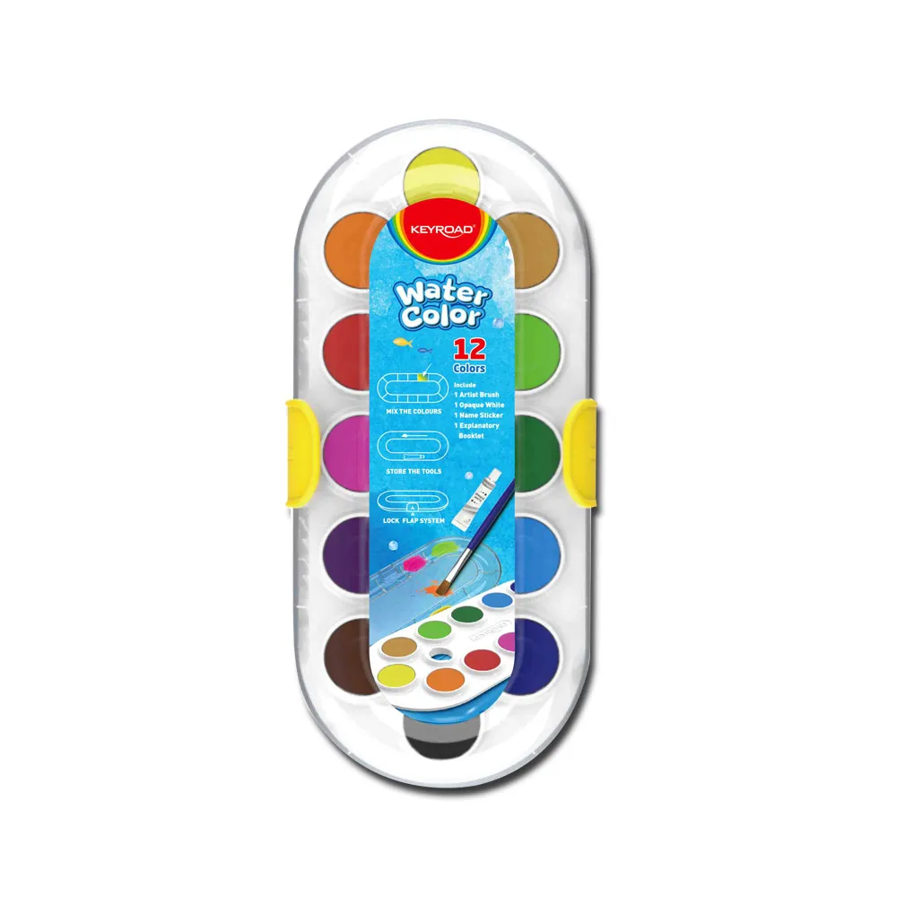 Water Colour Ref KR971829 12 Colours KeyRoad