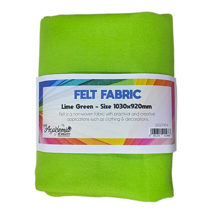 Felt Fabric Lime Green, 1030x920mm HW