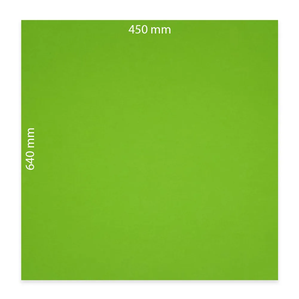 Bristol Paper  450*640mm Lime Green, 230gsm No Brand