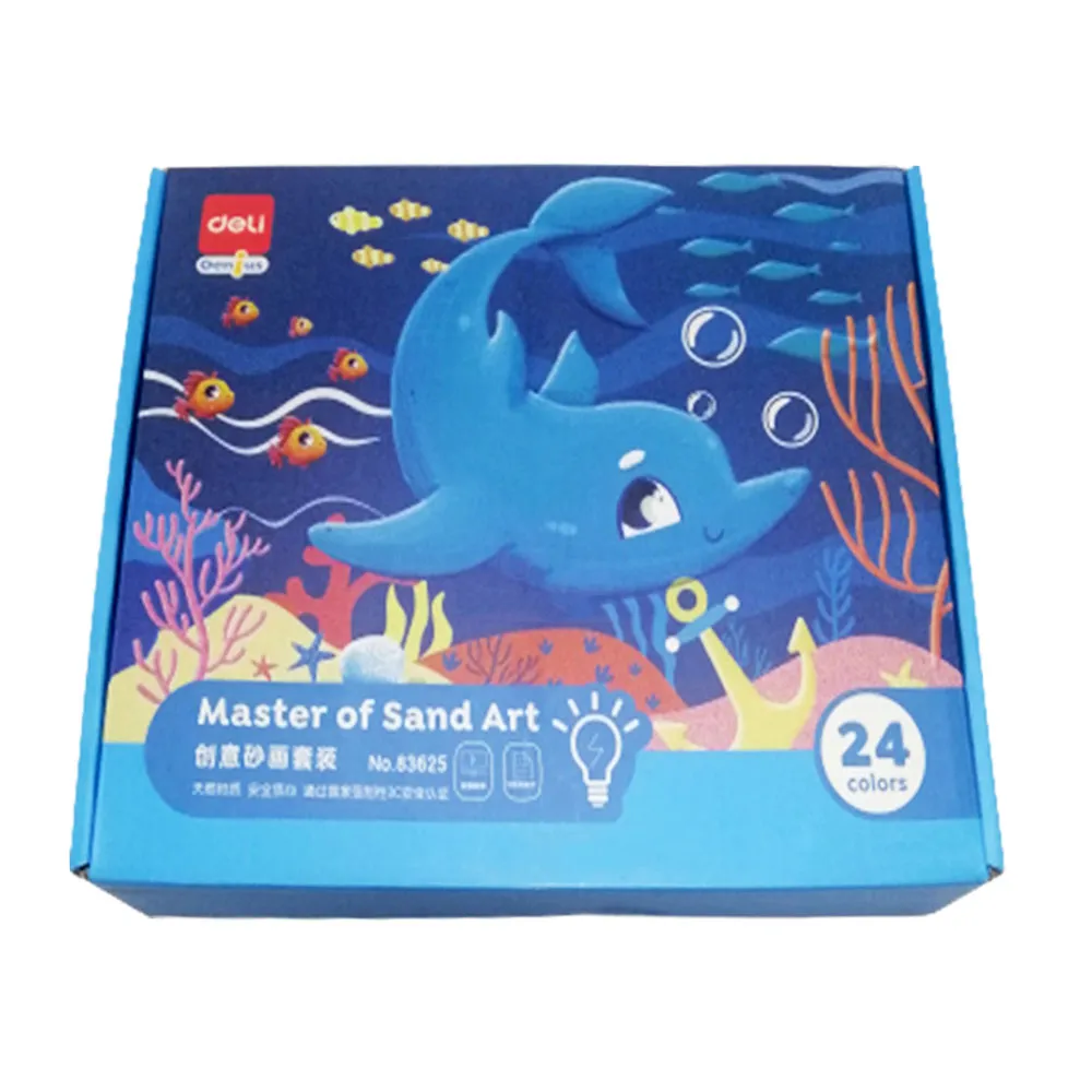 Master of Sand Art Ref 83625 24 Colors, Brush and Pictures Deli