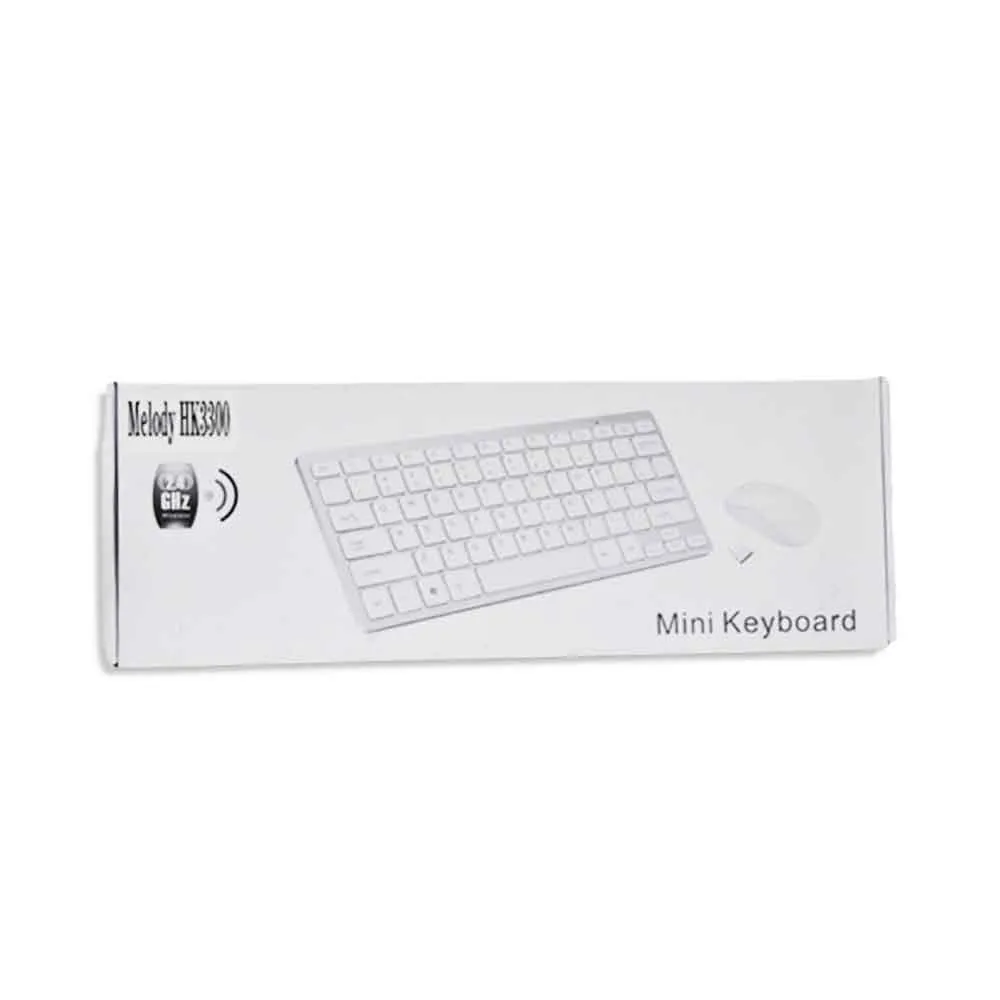 Keyboard Wireless Ref HK3300 Mini with mouse Melody