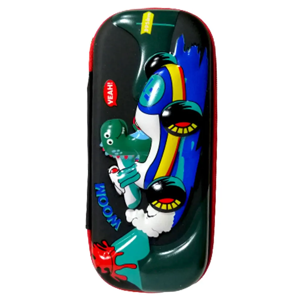 Pencil Case PU Racing Car Blue Hard Case [20*10cm] My Academia