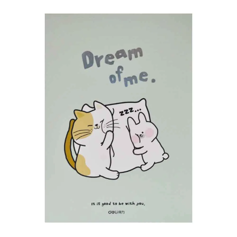 Soft Cover Notebook Ref FA540 A5, 40 Sheets, Cute Pet Bubble [With you] Deli