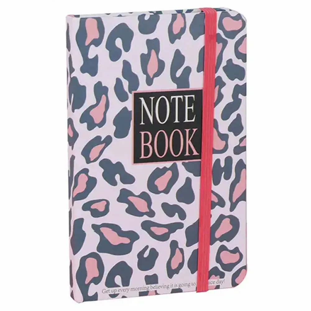 Notebook Ref466 Tropical Nature Leaf & Cheetah A5 MeliMelo