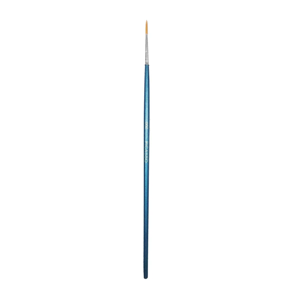 Paint Brush No. 000, Round Brush, Blue Picasso