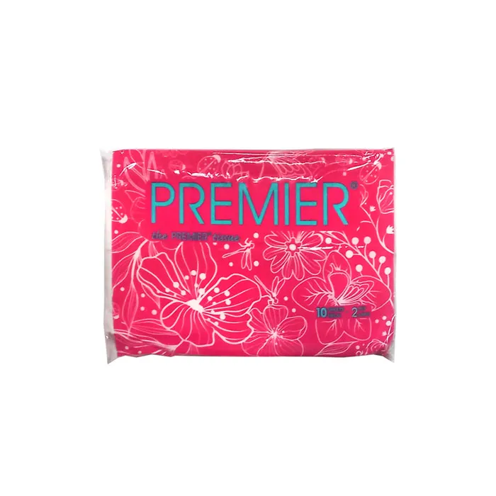 Facial Tissue Ref PR234 10 Sheets/2 Ply, Pocket [Pk 16] Premier