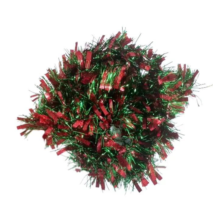 Xmas Tinsel Ref 6134 2mx9 cm, 2 tone lazer[red,green] WTC