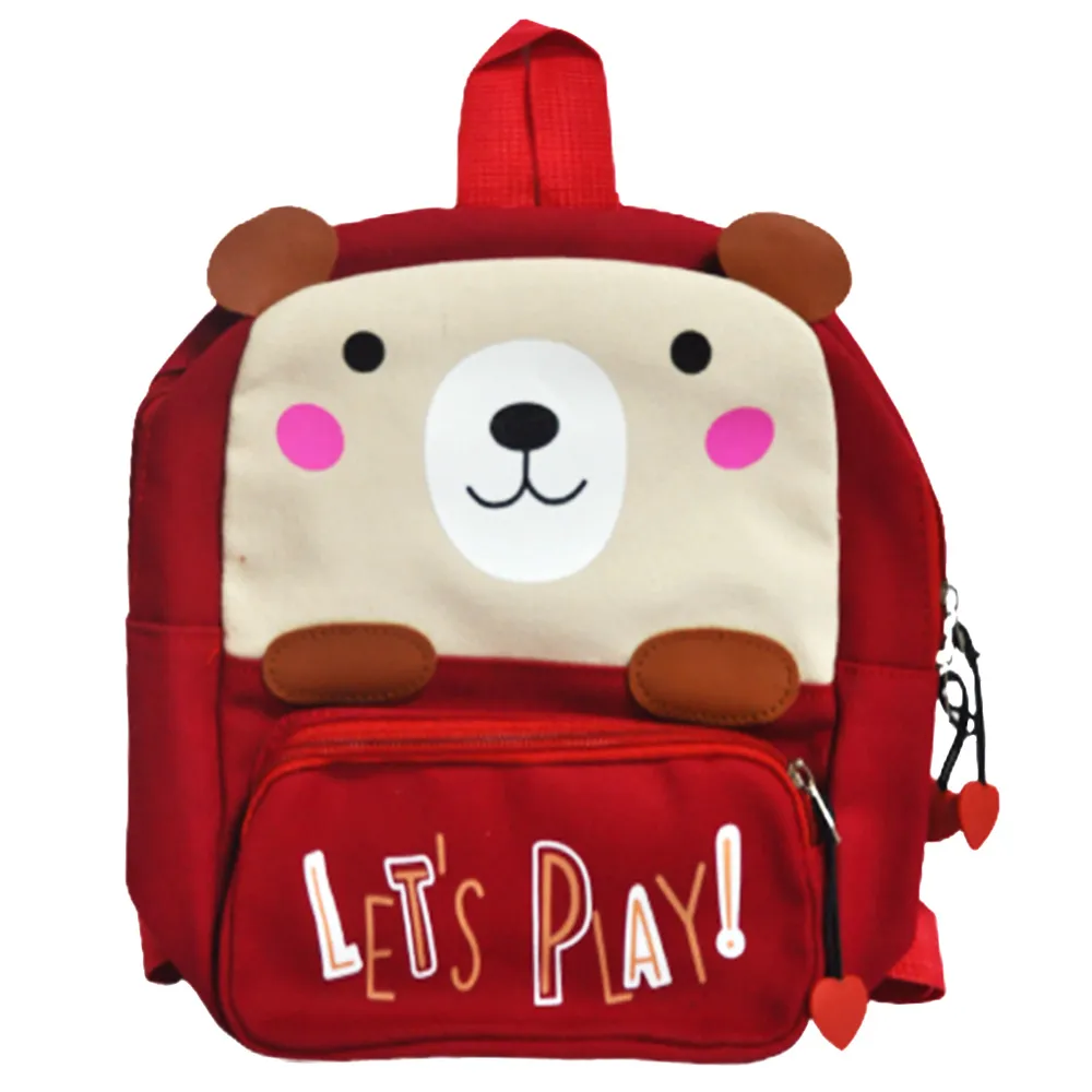 School Bag Polyester 22*29*9cm - Red Bear My Academia