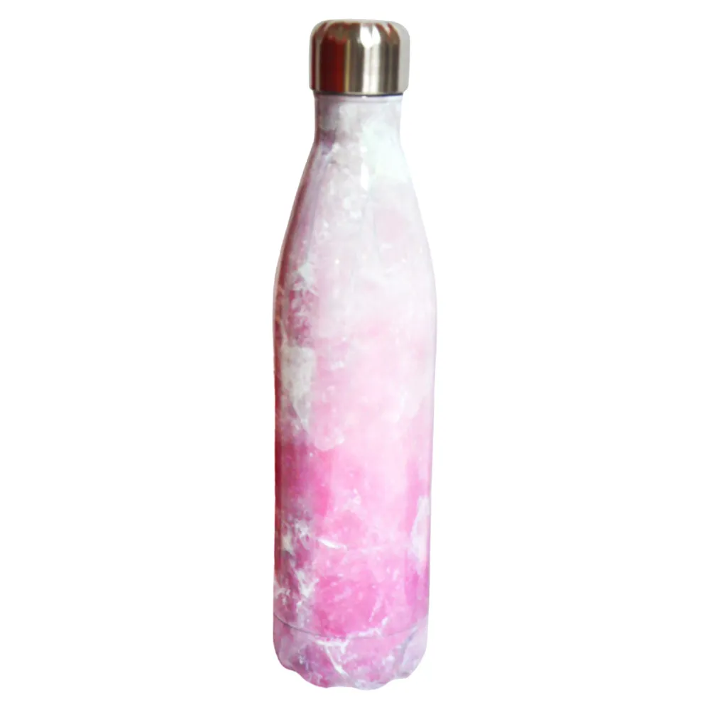 Bottle Stainless Steel Ref 13884 750ml Pink Marble [Isotherm] JF