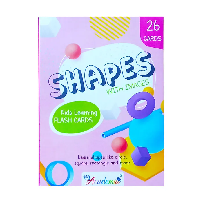Flash Cards - Shapes 26 Cards With Images My Academia