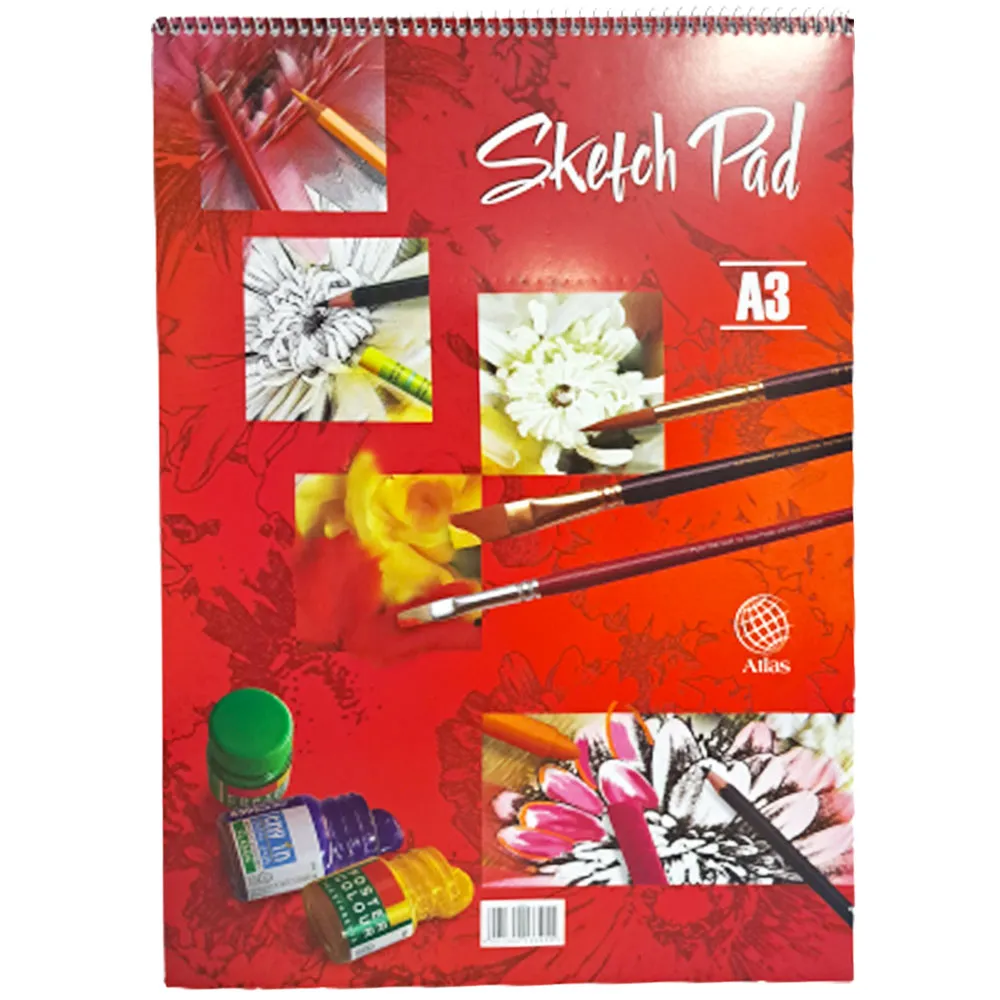 Sketch Pad Ref SPA3 A3, 25 Sheets Spiral Atlas