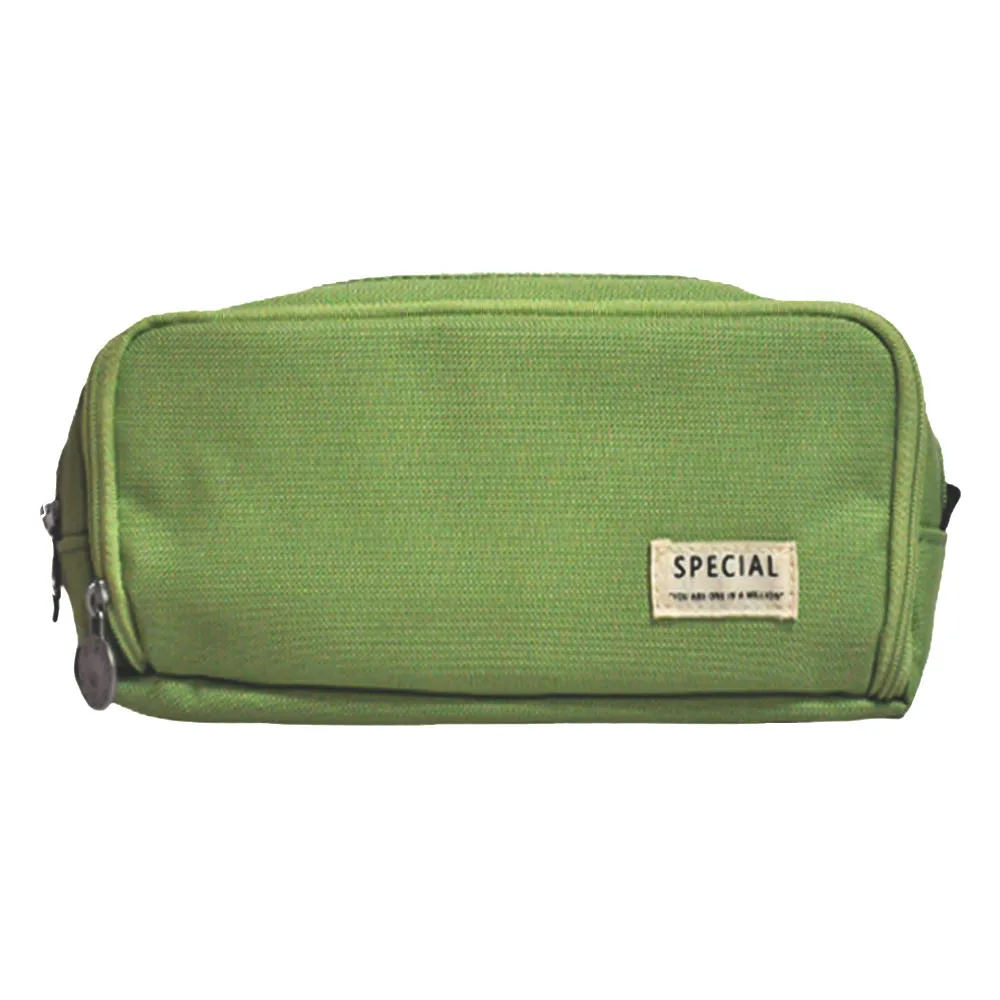 Pencil Case Polyester Special Green [22*11cm] - 3 Comp My Academia