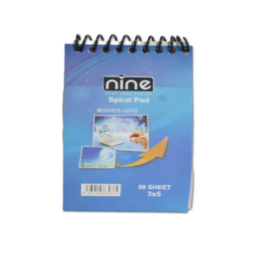 Spiral Notebook Ref EB5005-127 A7 [105*74mm], 50 Sheets, Double Wire Nine