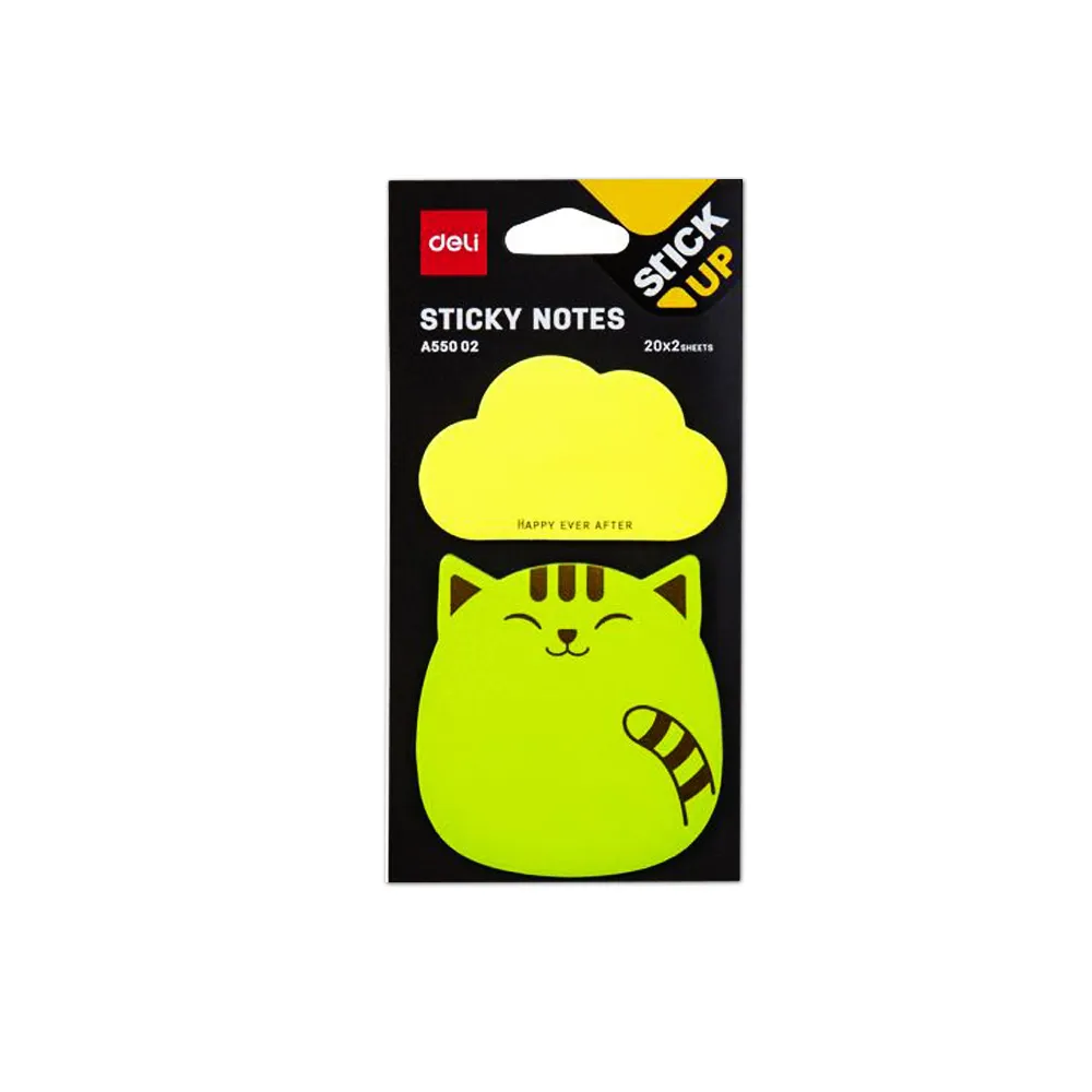 Sticky Notes Ref A55002 S3X3"[76*76 mm] 20 designed shtsx2 Deli