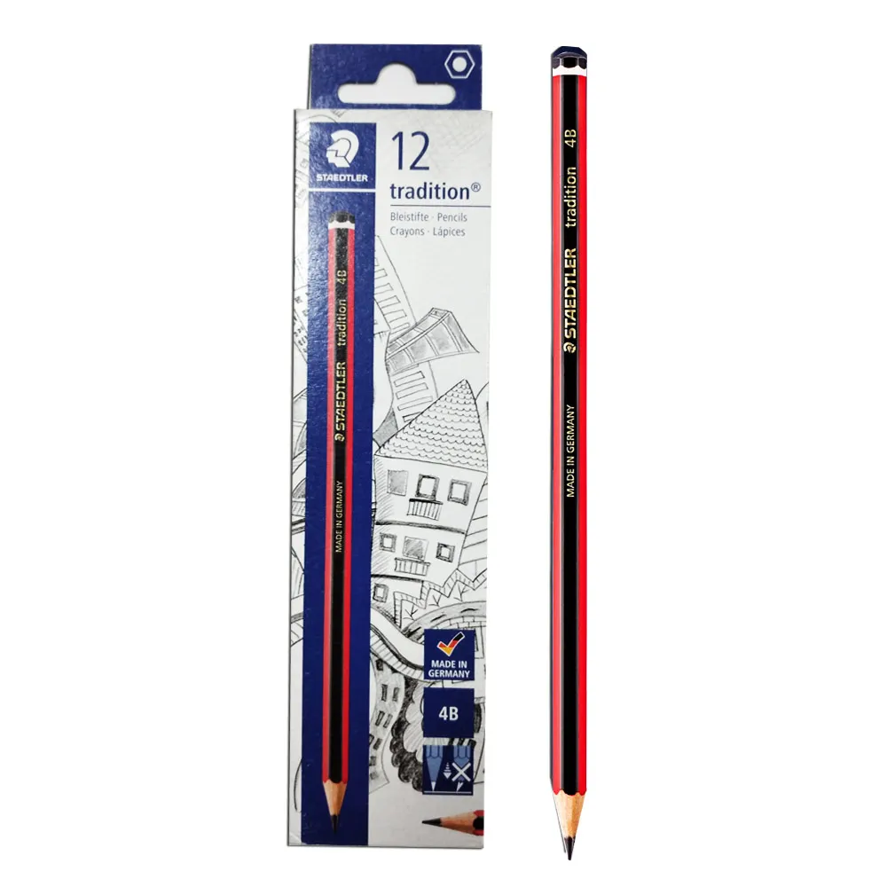 Wood Pencil Ref 110-4B  4B Tradition [Pk 12] Staedtler