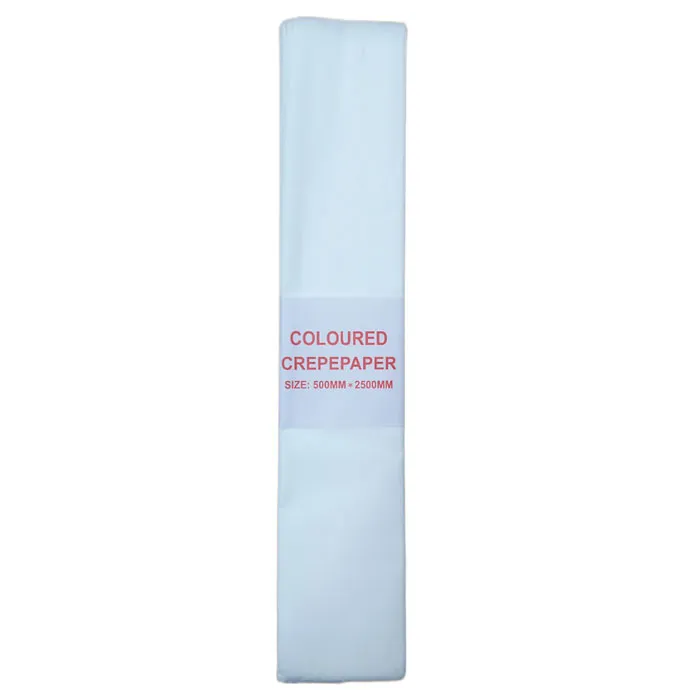 Crepe Paper White, 500mm*2.5m No Brand