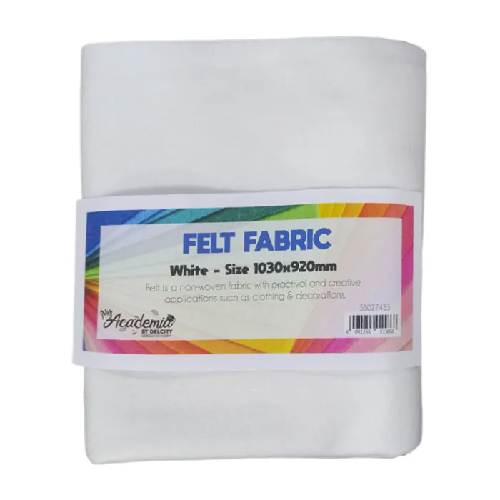 Felt Fabric White, 1030x920mm HW
