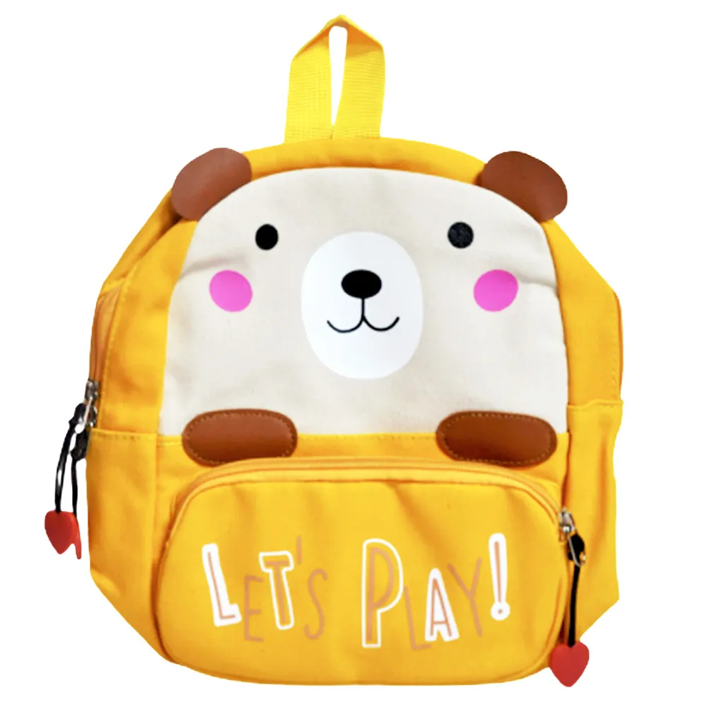 School Bag Polyester 22*29*9cm - Yellow Bear My Academia