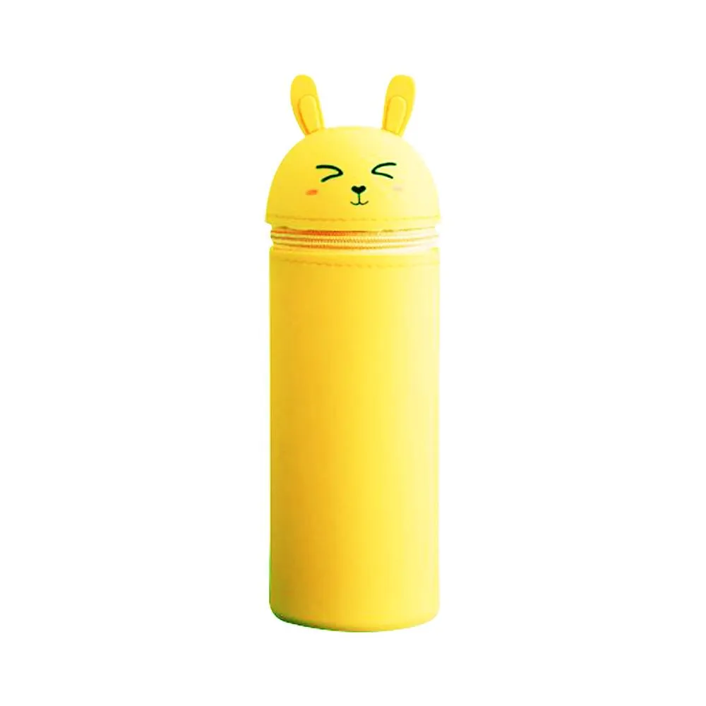 Pencil Case PP Cylinder Rabbit Yellow [17*6cm] My Academia