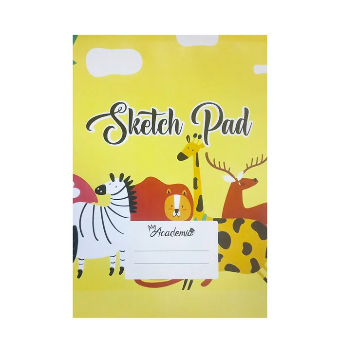 Sketch Pad A4, 30 Sheets, Animals MyAcademia